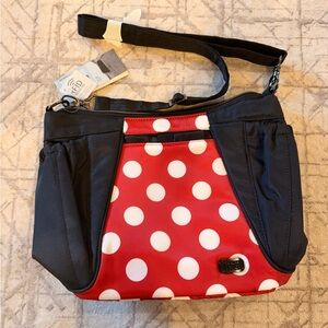 NWT Lug Mini Shuffle Bag in Crimson